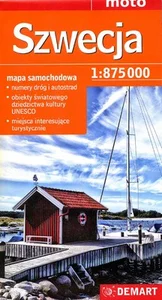 Szwecja mapa samochodowa