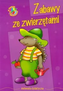 Zabawy ze zwierzętami W świecie malowanek Malowanka dydaktyczna