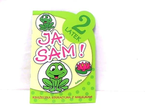 Ja sam Żabka 2-latek Książeczka edukacyjna z naklejkami