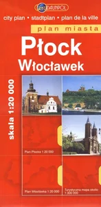 Płock Włocławek Plan miasta 1:20 000