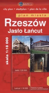 Rzeszów Jasło Łańcut plan miasta 1:18 000
