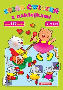Zbiór ćwiczeń z naklejkami 5-7 lat Zbiór ćwiczeń z naklejkami 5-7 lat