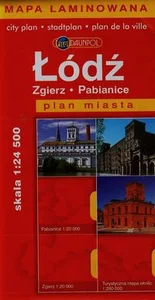 Łódź plan miasta Zgierz, Pabianice