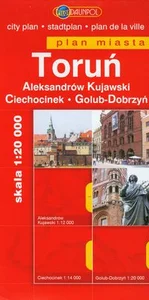 Toruń plan miasta Aleksandrów Kujawski, Ciechocinek, Golub-Dobrzyń