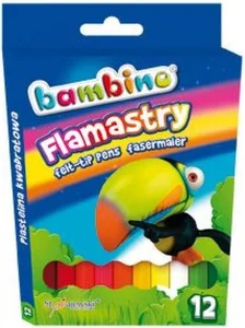 Flamastry Bambino 12 kolorów Flamastry Bambino 12 kolorów