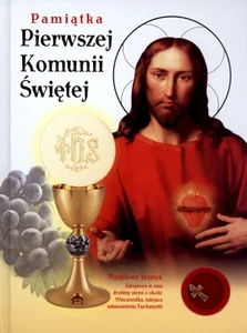 Pamiątka Pierwszej Komunii z krzyżykiem
