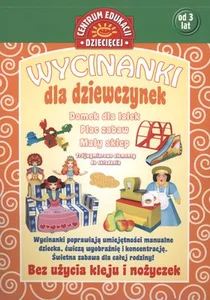 Wycinanki dla dziewczynek Domek dla lalek, plac zabaw, mały sklep
