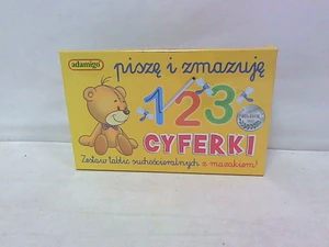Piszę i zmazuję Cyferki Zestaw tablic suchościeralnych z mazakiem!