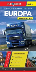 Europa mapa drogowa Europilot 1:4 000 000 laminowana