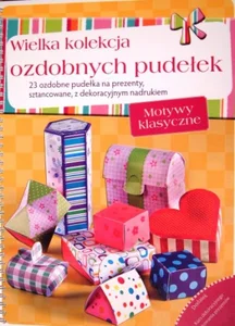 Wielka kolekcja ozdobnych pudełek 23 ozdobne pudełka na prezenty, sztancowane z dekoracyjnym nadrukiem Motywy klasyczne Wielka kolekcja ozdobnych pudełek 23 ozdobne pudełka na prezenty, sztancowane z dekoracyjnym nadrukiem Motywy klasyczne