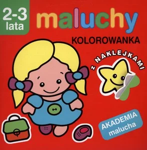 Maluchy Kolorowanka z naklejkami 2-3 lata