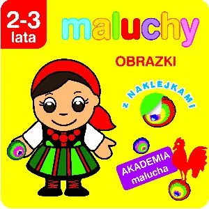 Maluchy Obrazki z naklejkami 2-3 lata