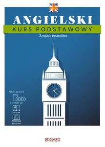 Angielski Kurs podstawowy książka + 3 płyty CD + program
