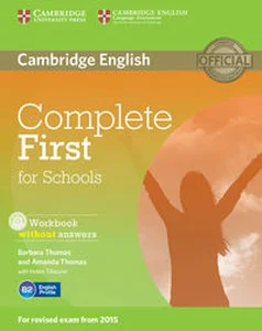 Complete First for Schools Workbook without Answers + CD