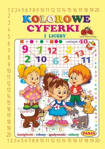 Kolorowe cyferki i liczby Kolorowe cyferki i liczby