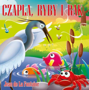 Czapla ryby i rak