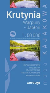 Krutynia mapa kajakowa 1:50 000