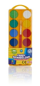 Farby akwarelowe Astra 12 kolorów - fi 30,0mm