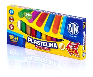 Plastelina Astra 13 kolorów - 12+1 kolor gratis