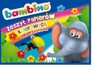 Zeszyt papierów kolorowych samoprzylepnych B4 Bambino 8 kartek