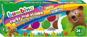 Farby Plakatowe Bambino 24 kolorów