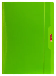 Teczka A4 z gumką zielona Teczka A4 z gumką zielona