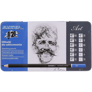 Ołówki techniczne do szkicowania 8B-2H 12 sztuk