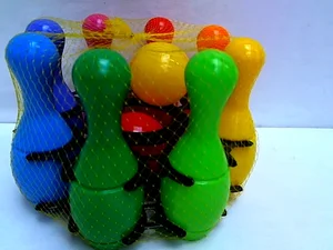 Kręgle mini w koszyku