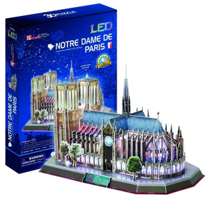 Puzzle 3D LED Katedra Notre Dame 149