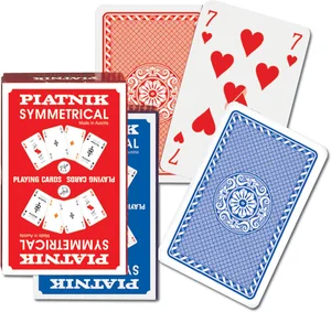 Karty do gry Piatnik 1 talia Symetryczne