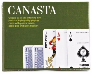 Karty Piatnik 2 talie Canasta New Classic