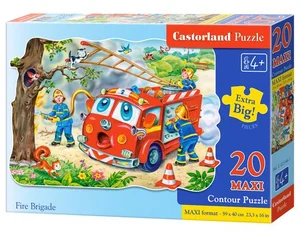 Puzzle Maxi Konturowe: Fire Brigade 20 Puzzle Maxi Konturowe: Fire Brigade 20