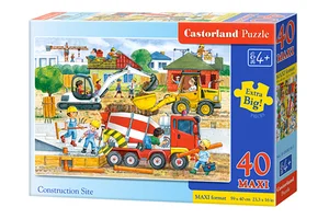 Puzzle Maxi Construction Site 40 Puzzle Maxi Construction Site 40