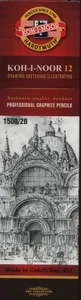 Ołówki grafitowe 1500/2B 12 sztuk