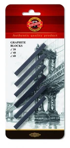 Grafit w sztyfcie 2B, 4B, 6B 7x7mm 6 sztuk