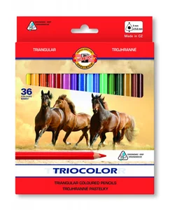 Kredki Triocolor 9mm 36 kolorów