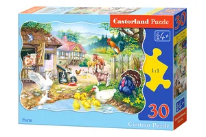 Puzzle konturowe Farm 30