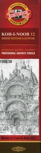 Ołówek grafitowy 12 sztuk 1500/3B