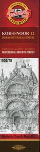 Ołówek grafitowy 12 sztuk 1500/7B