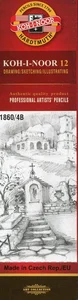 Ołówek grafitowy 12 sztuk 1860/4B