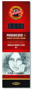 Ołówki grafitowe Progresso 6 sztuk
