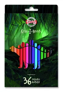 Kredki Dino 36 kolorów