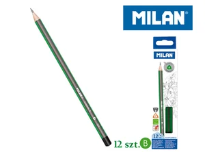 Ołówki Milan trójkątne B 12 sztuk