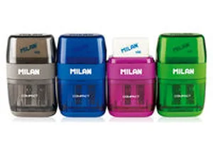 Temperówko gumka Milan Compact 16 sztuk