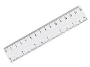 Linijka przeźroczysta 15 cm Linijka przeźroczysta 15 cm