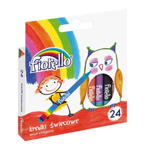 Kredki świecowe 24 kolory