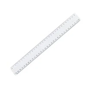 Linijka przeźroczysta 30 cm Linijka przeźroczysta 30 cm