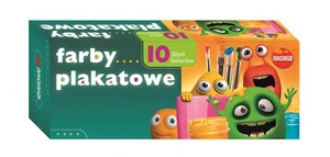 Farba plakatowe 10 kolorów Farba plakatowe 10 kolorów