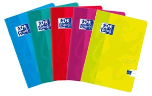 Zeszyt A5 Oxford Soft Touch w linie 32 kartki 10 sztuk mix