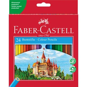 Kredki Faber-Castell Zamek 24 kolory + temperówka